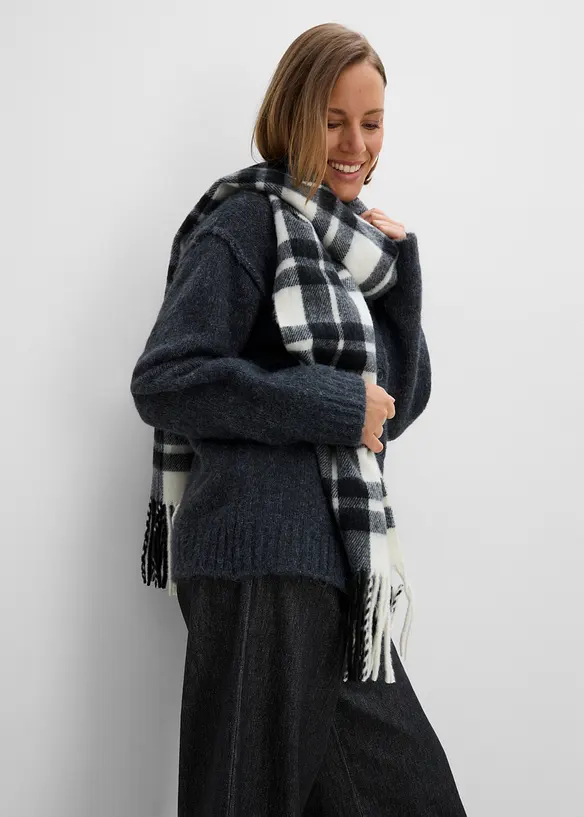 Cardigan med ull, bonprix