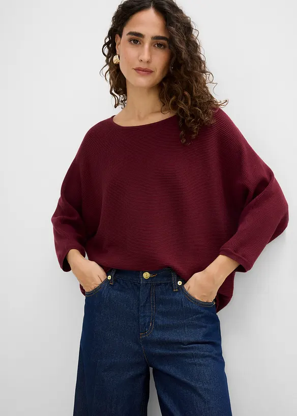 Wide Leg-jeans Mid Waist, bonprix