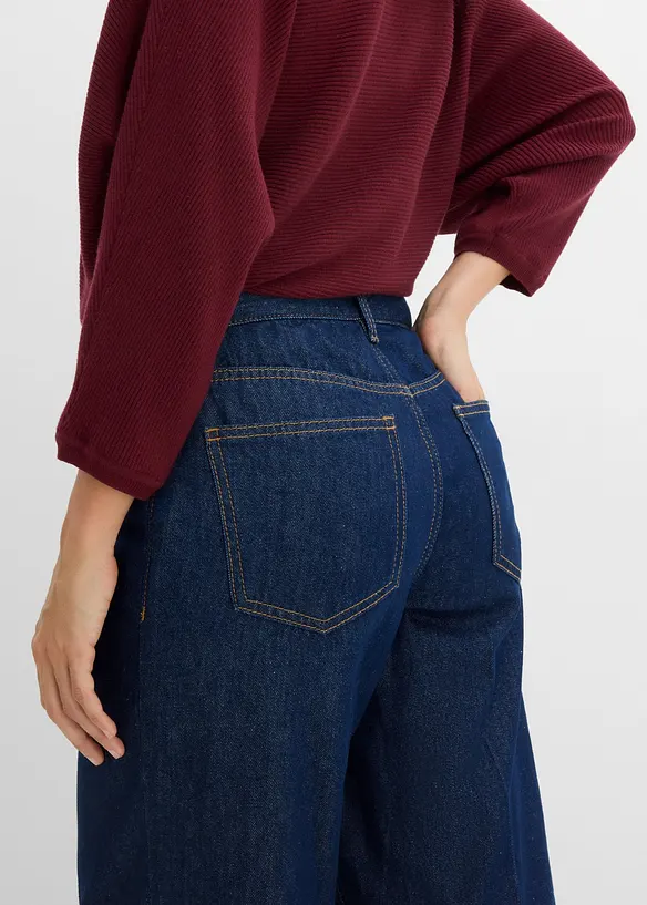Wide Leg-jeans Mid Waist, bonprix