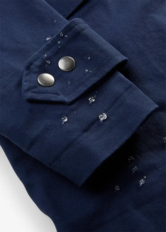 Vannavvisende lang 3-i-1-jakke, vest, bonprix