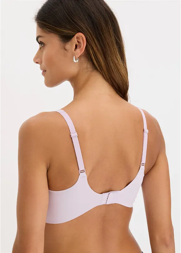Vattert Feel Comfort lasercut T-skjorte-BH, bonprix