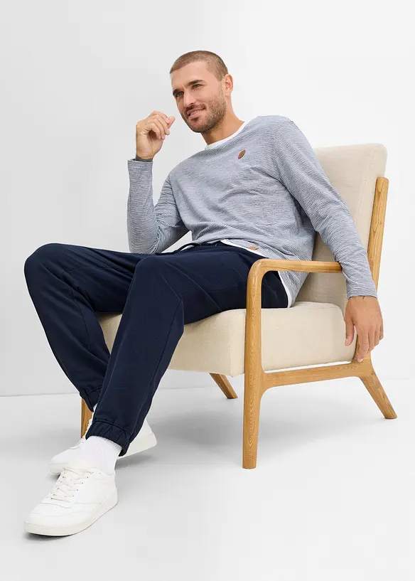 Loose fit joggebukse, bonprix
