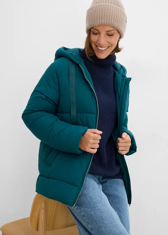 Oversized, vattert jakke, bonprix