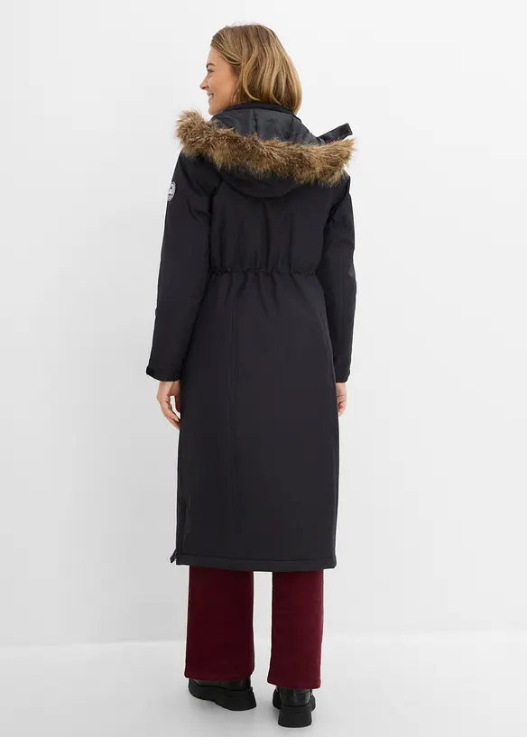 Outdoor-k&aring;pe med fuskepels, vanntett, bonprix