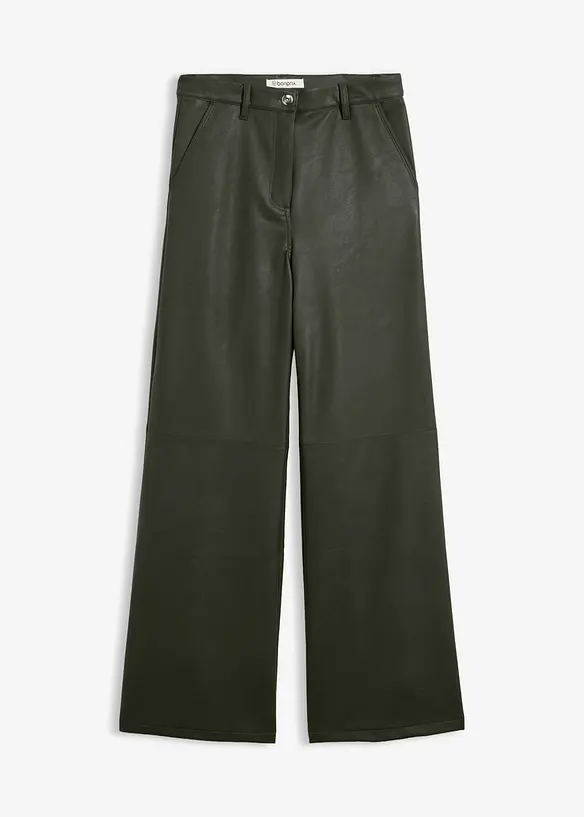 Bukse i imitert skinn, bonprix