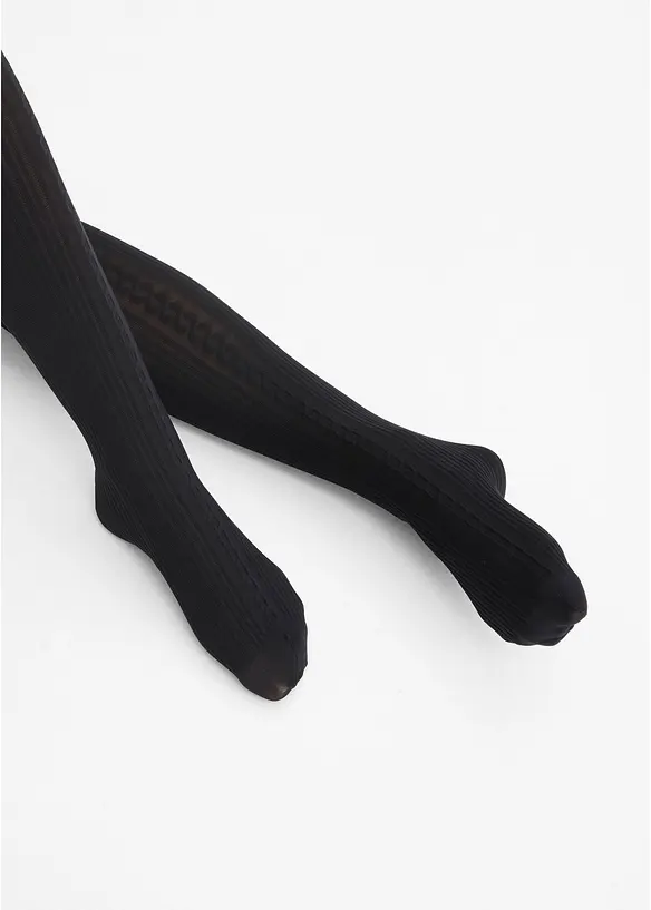 Overknee-str&oslash;mpebukse 40 DEN, bonprix
