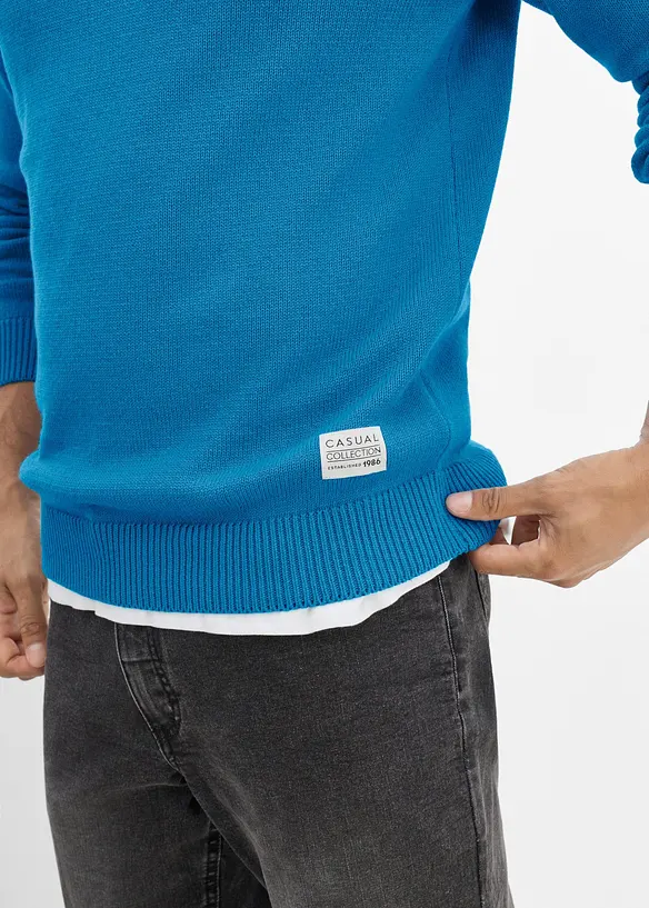 Finstrikket genser i regular fit, bonprix