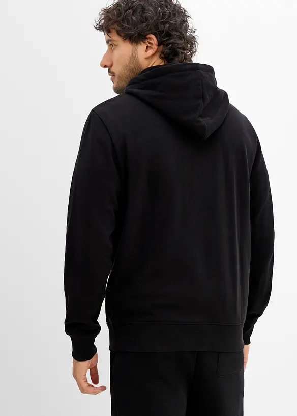 Hettejakke med detaljer i imitert skinn, bonprix