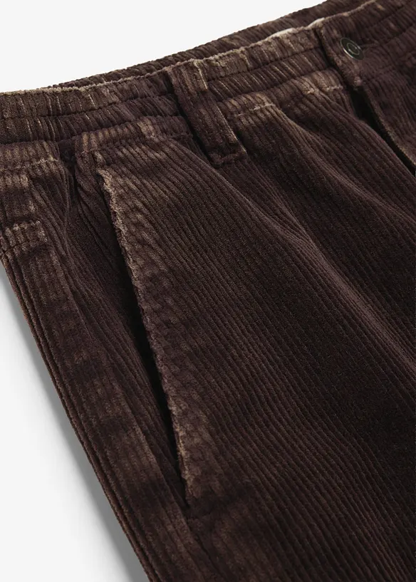 Classic fit kordfl&oslash;yelsbukse, straight, bonprix