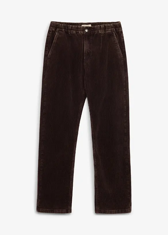 Classic fit kordfl&oslash;yelsbukse, straight, bonprix