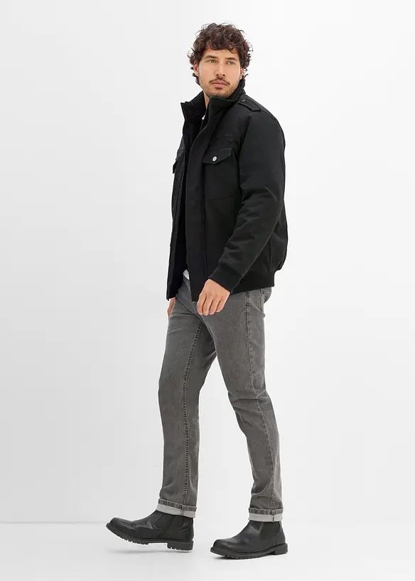 Vinterjakke med mykt fleecef&ocirc;r, bonprix