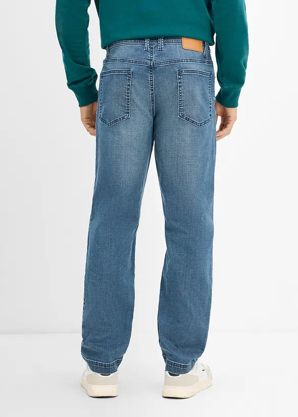 Classic fit-jeans med forsterket skritt, Tapered, bonprix