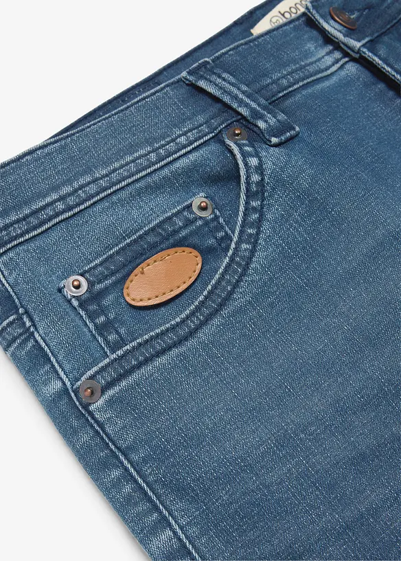 Classic fit-jeans med forsterket skritt, Tapered, bonprix