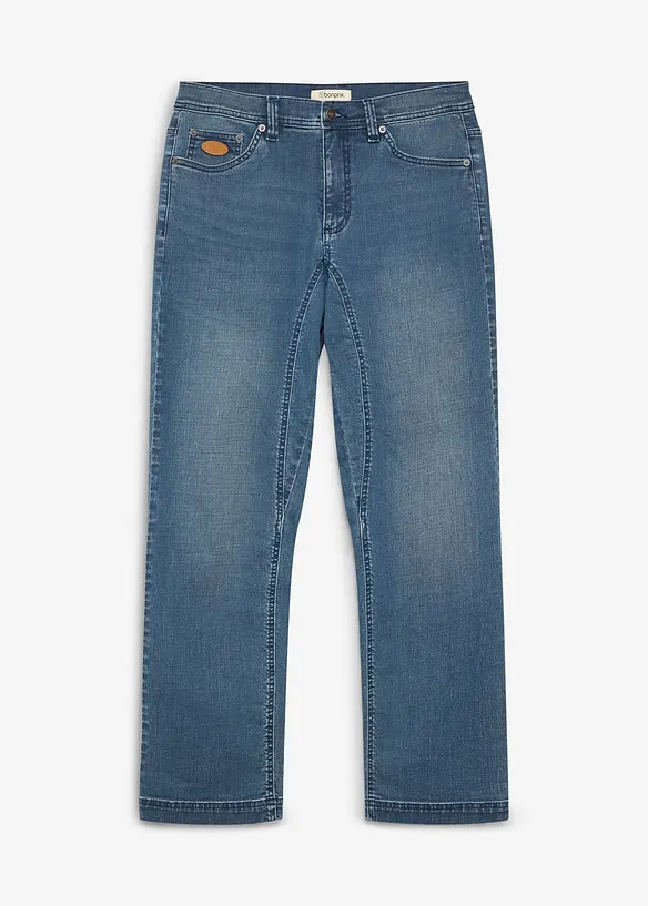 Classic fit-jeans med forsterket skritt, Tapered, bonprix