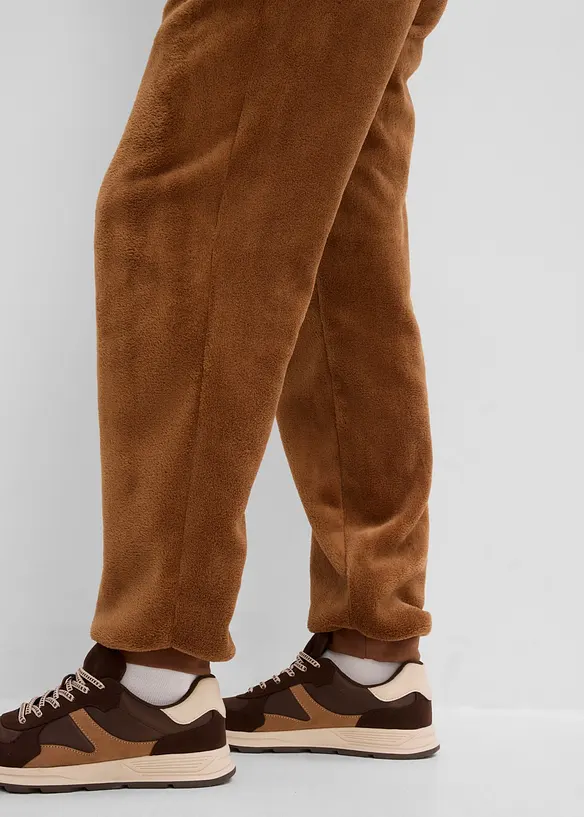 Fleecebukse med komfortlinning, bonprix