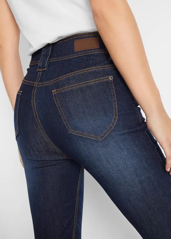 Slim fit-jeans High waist, komfortstretch, bonprix