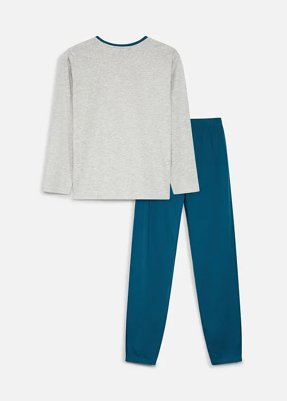 Pyjamas i 100% &oslash;kologisk bomull  (2-delt sett), bonprix
