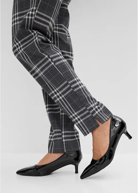 Rutete bukse med stretch, bonprix