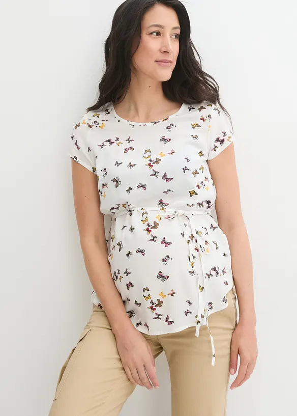 Mammabluse i lett viskose, bonprix