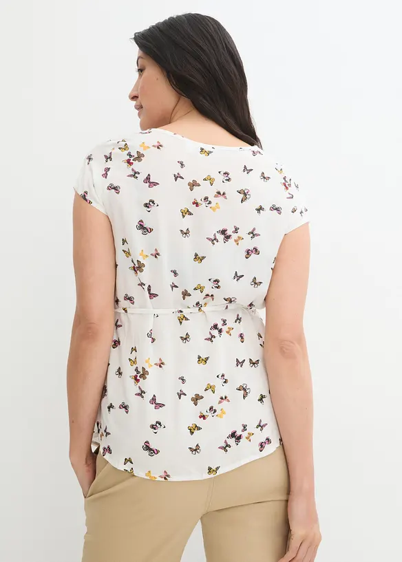 Mammabluse i lett viskose, bonprix