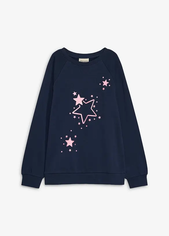 Sweatshirt i 100% bomull, bonprix