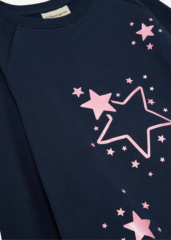 Sweatshirt i 100% bomull, bonprix