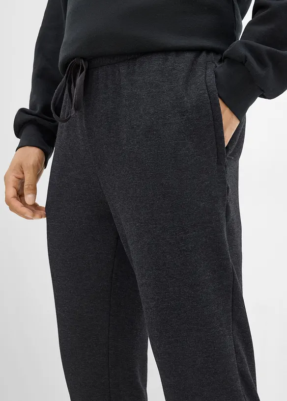 Varm joggebukse med glidel&aring;slommer, bonprix