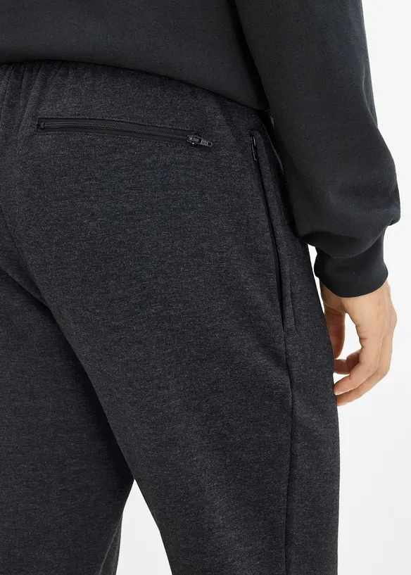 Varm joggebukse med glidel&aring;slommer, bonprix