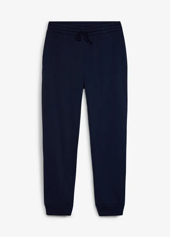 Varm joggebukse med glidel&aring;slommer, bonprix