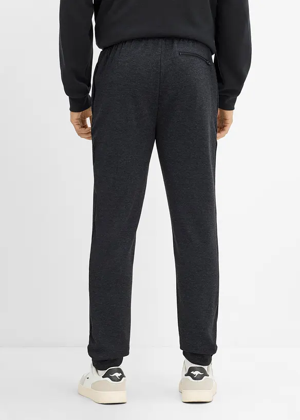 Varm joggebukse med glidel&aring;slommer, bonprix