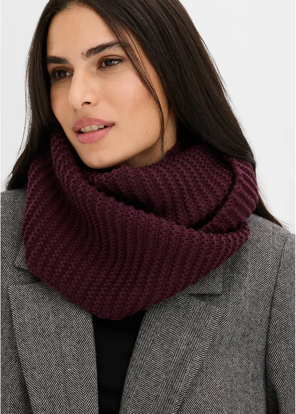 Strikket tubeskjerf, bonprix