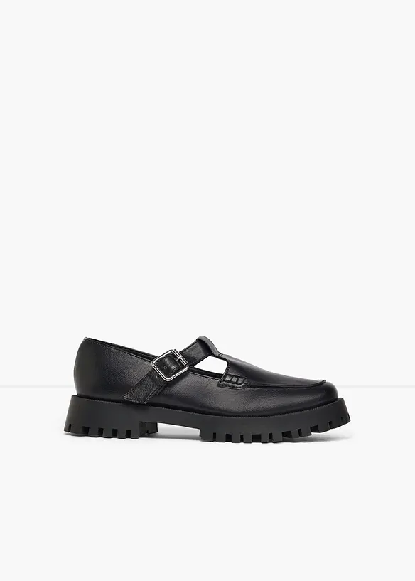 Chunky loafers med cut outs, bonprix