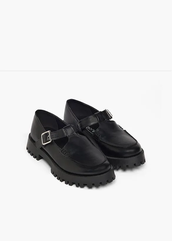 Chunky loafers med cut outs, bonprix