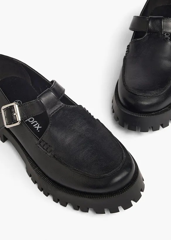 Chunky loafers med cut outs, bonprix