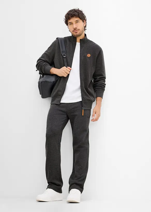 Joggedress i 100% &oslash;kologisk bomull, bonprix