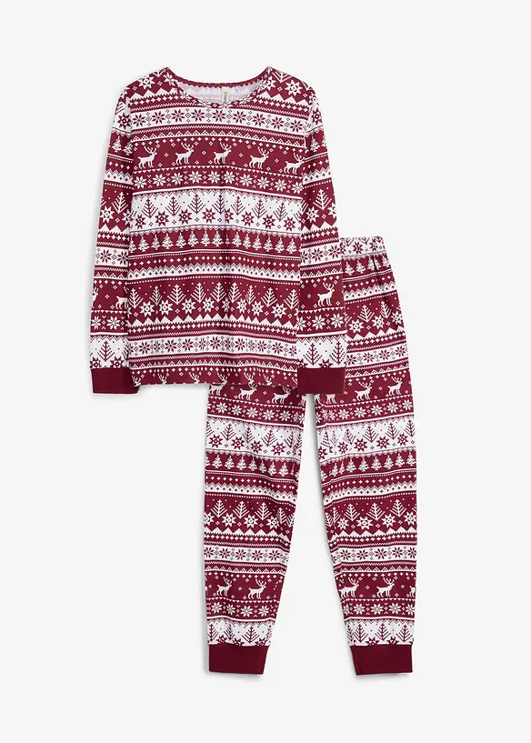 Pyjamas i 100% &oslash;kologisk bomull til barn (2-delt sett), bonprix
