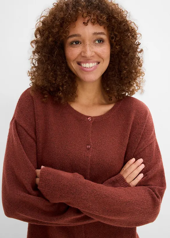 Finstrikket cardigan, bonprix