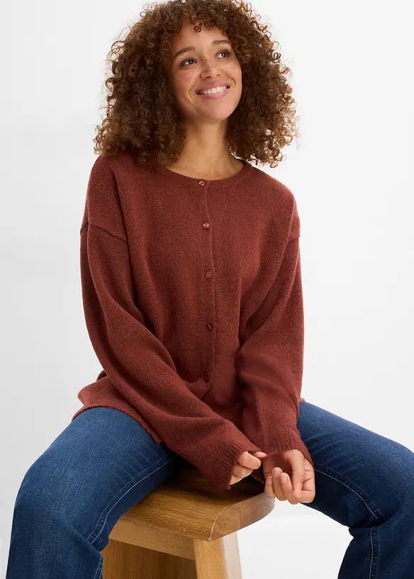 Finstrikket cardigan, bonprix