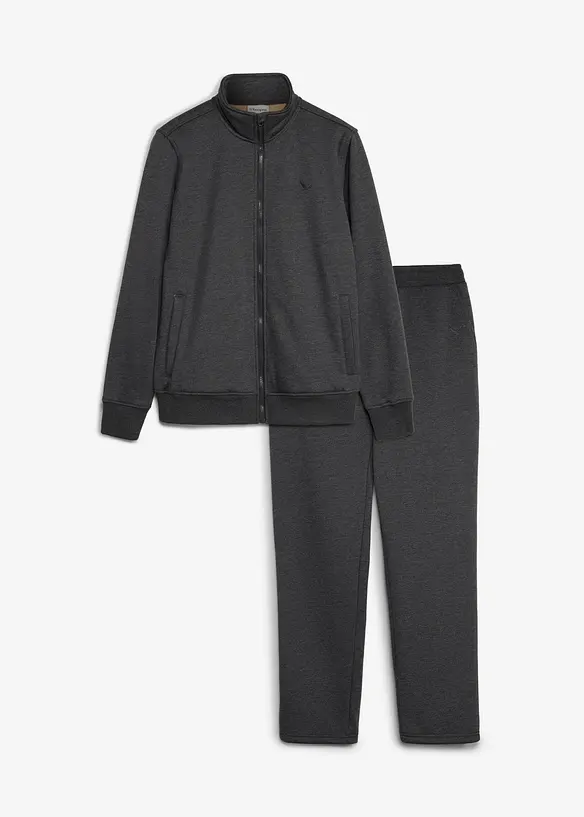 Vintervarm joggedress med myk pilefleece, bonprix