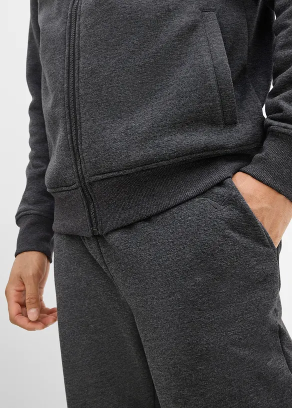 Vintervarm joggedress med myk pilefleece, bonprix