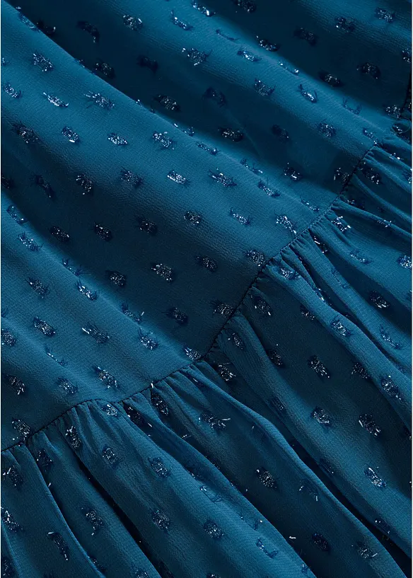 Tunikakjole med glittereffekt, bonprix