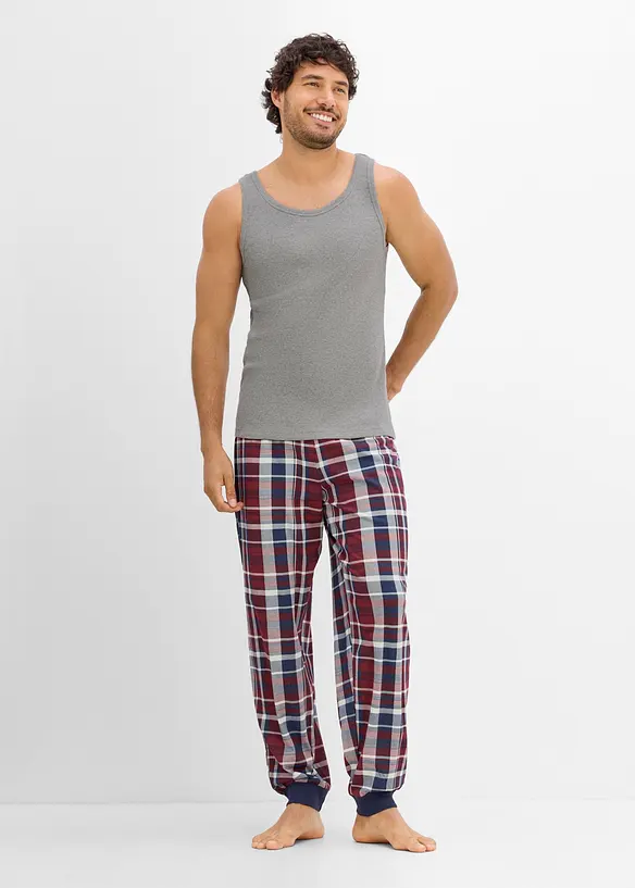 Singlet i &oslash;kologisk bomull (2-pack), bonprix