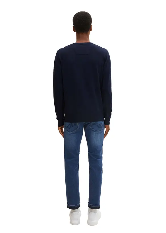 Finstrikket genser i 100% bomull fra Tom Tailor, Tom Tailor