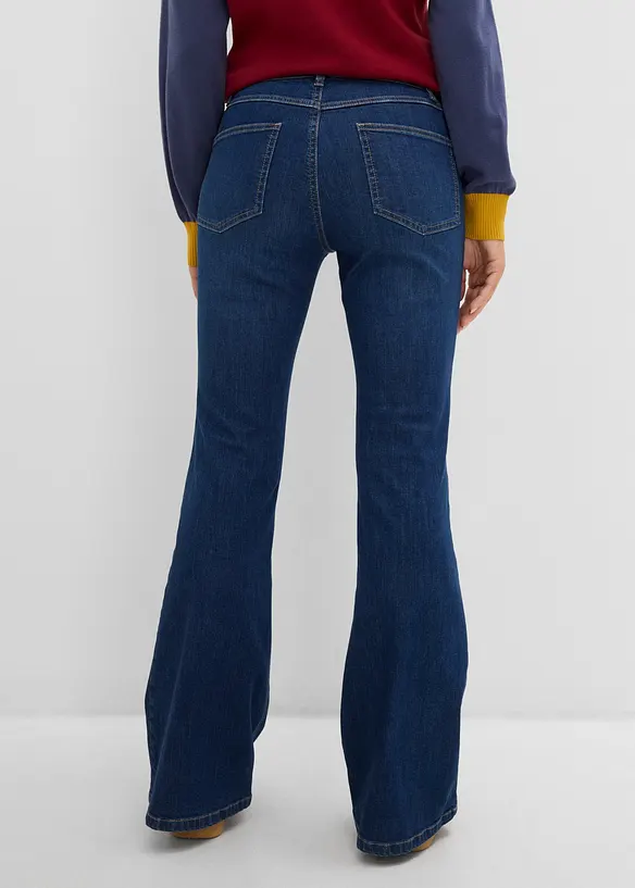 Bootcut Jeans, Mid Waist, bonprix