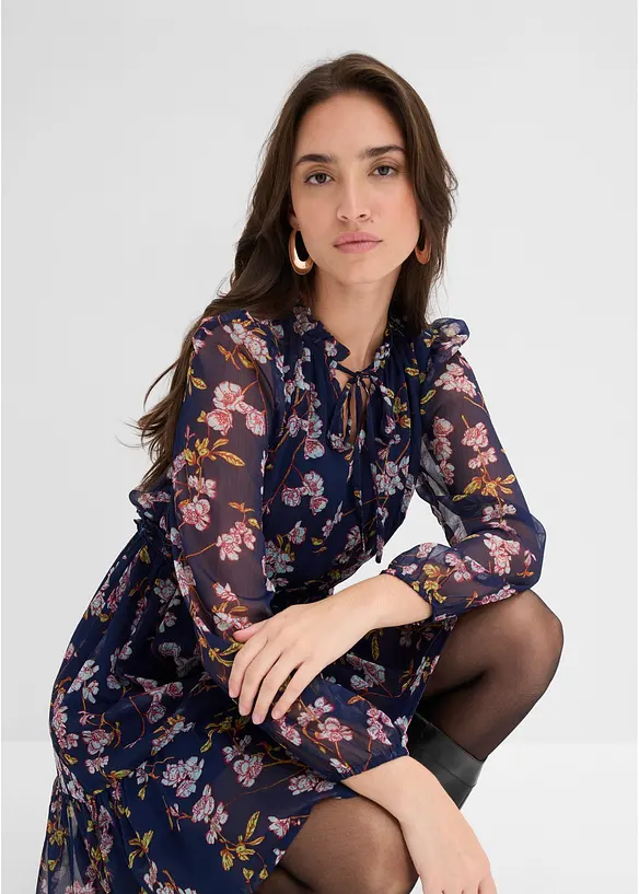 Chiffonkjole, bonprix