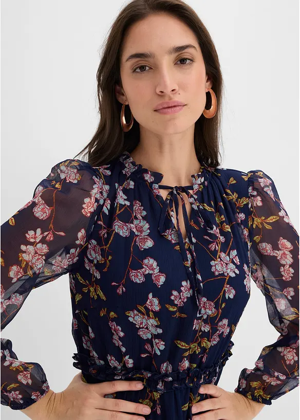 Chiffonkjole, bonprix