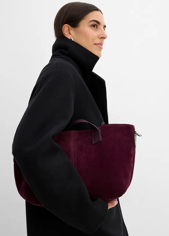 Oversized k&aring;pe i ullstil, bonprix