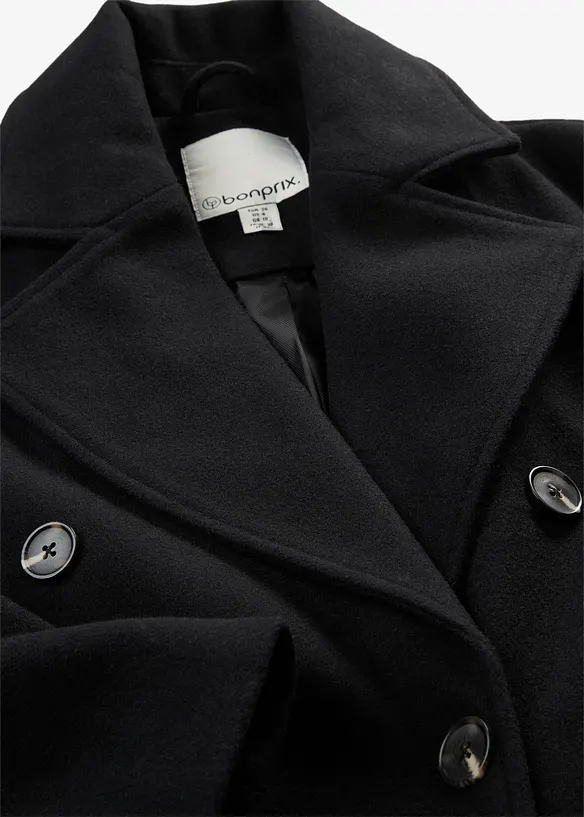 Oversized k&aring;pe i ullstil, bonprix