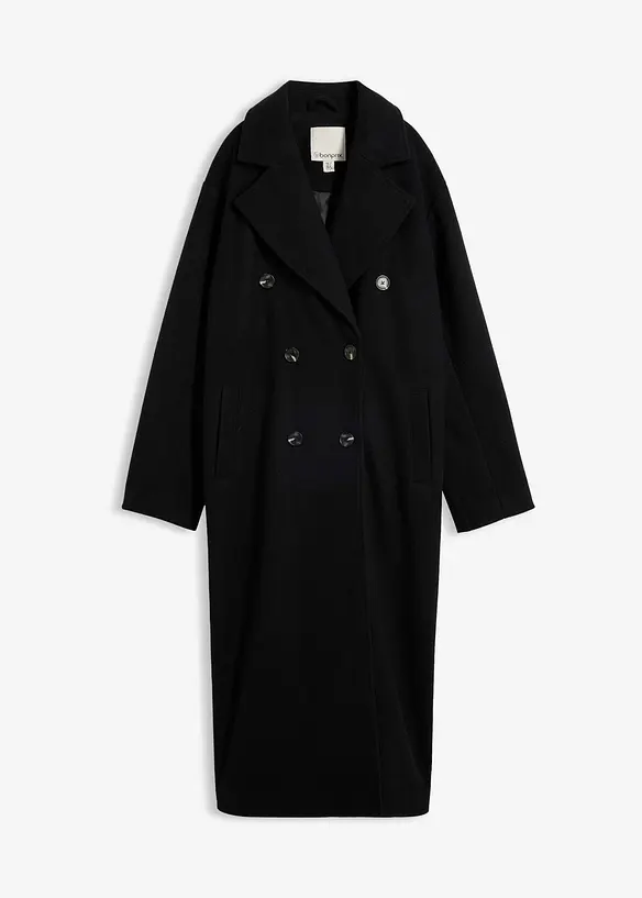 Oversized k&aring;pe i ullstil, bonprix