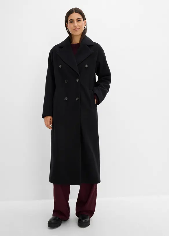 Oversized k&aring;pe i ullstil, bonprix